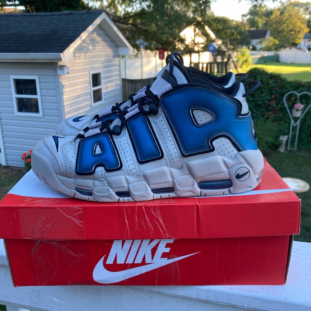 Nike Air Uptempo 96 Industrial Blue Light Iron Ore size 10.5 mens